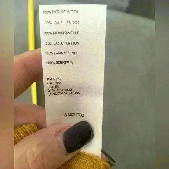Anthropologie 100% Merino wool woman’s sweater NWT.  size S - Picture 10 of 10